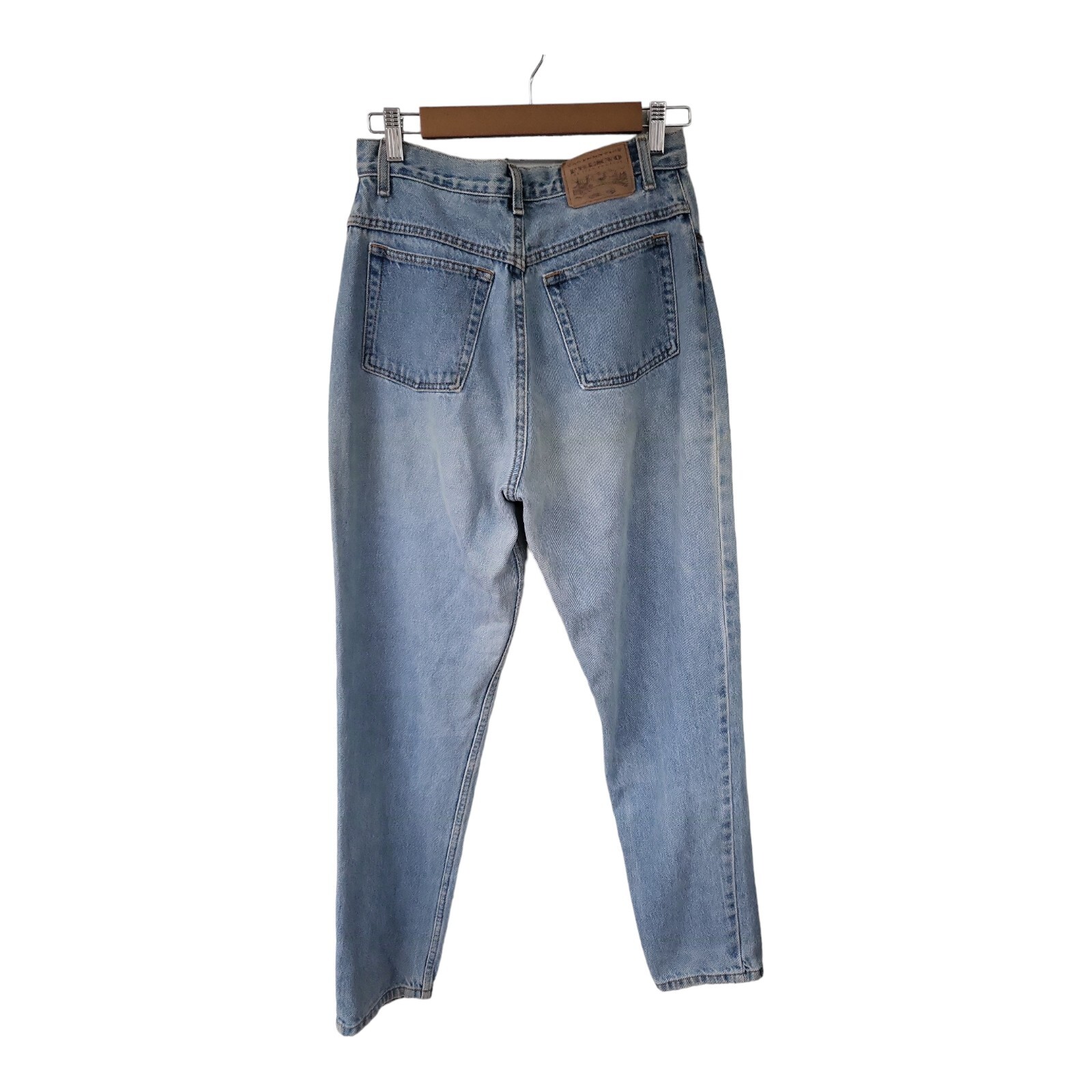 Vintage 80’s Fresno Light Wash High Waist Mom Tapered Jeans 28×30