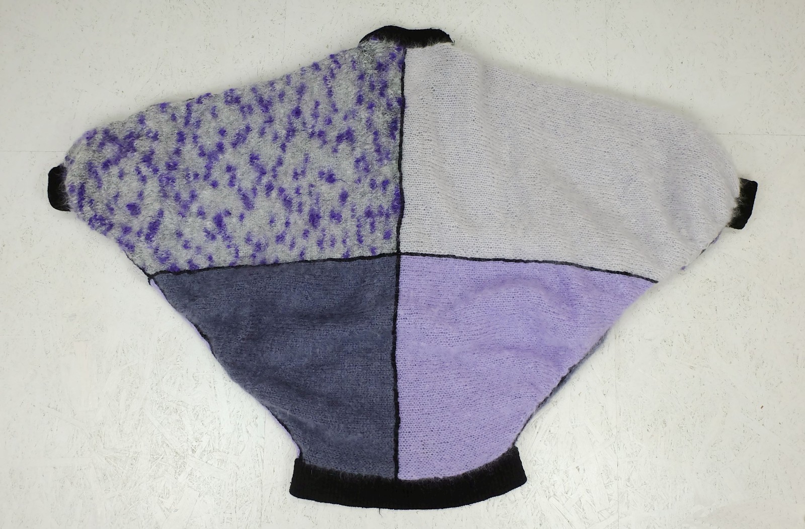 Cardigan oversized cardigan 80s vintage mohair batwing sleeves size 38/40