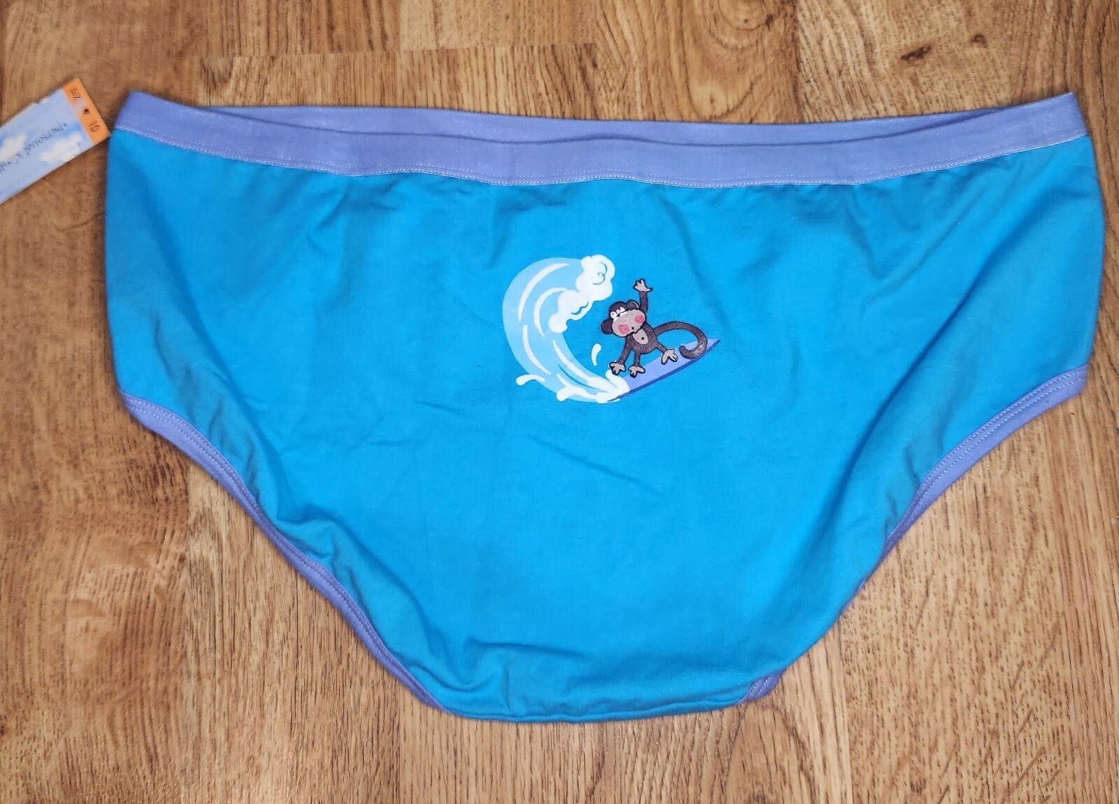Personal Identity Vintage Cotton Bikini Hipster Underwear Panties Blue Sz 10 Nwt