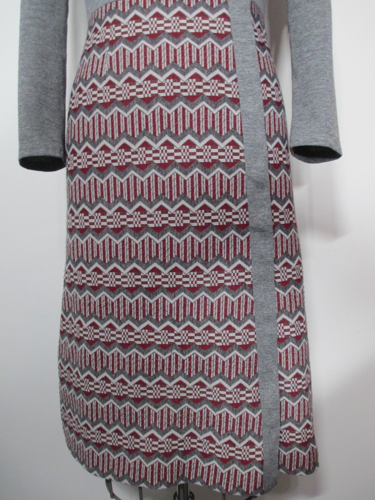 Vintage Carillon Double Knit Dress in Gray, Very Nice, Size M