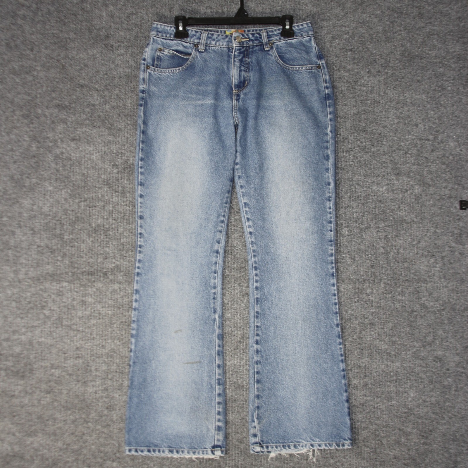 Vintage Paris Blues Experience Jeans Womens 11 Blue Flare Leg Denim Y2K 2388H
