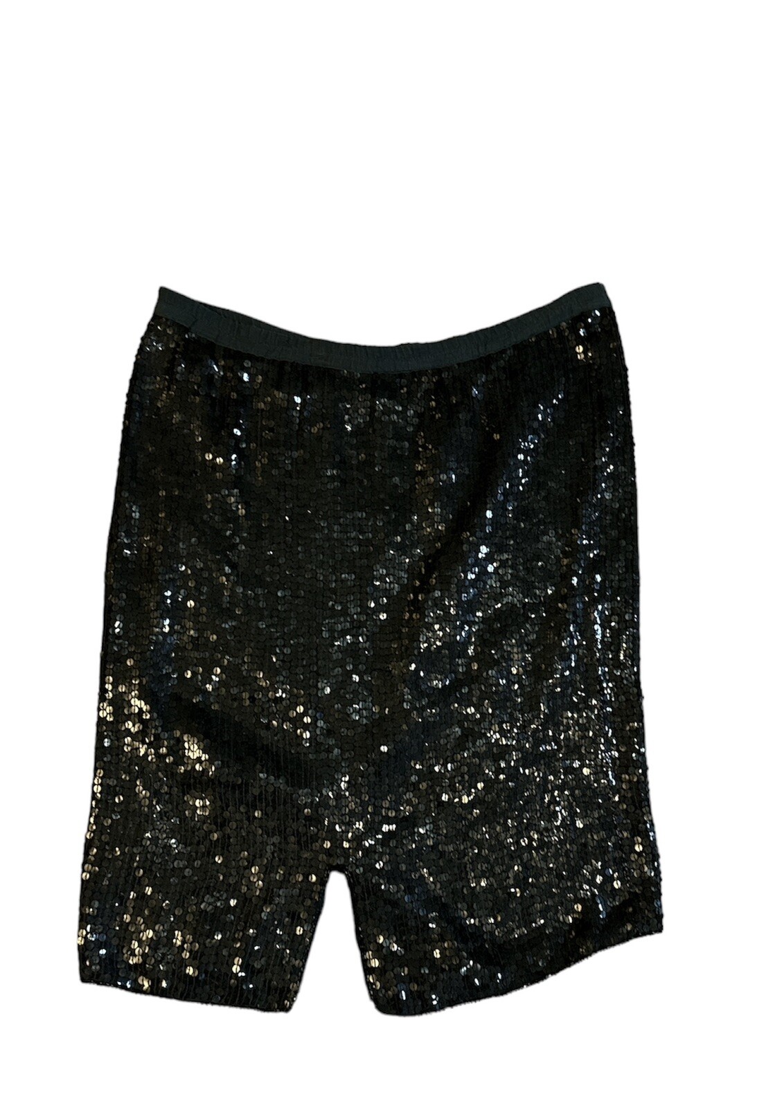 Vintage Jean For Joseph Le Bon 80’s Black Sequin Silk Skirt Size Medium