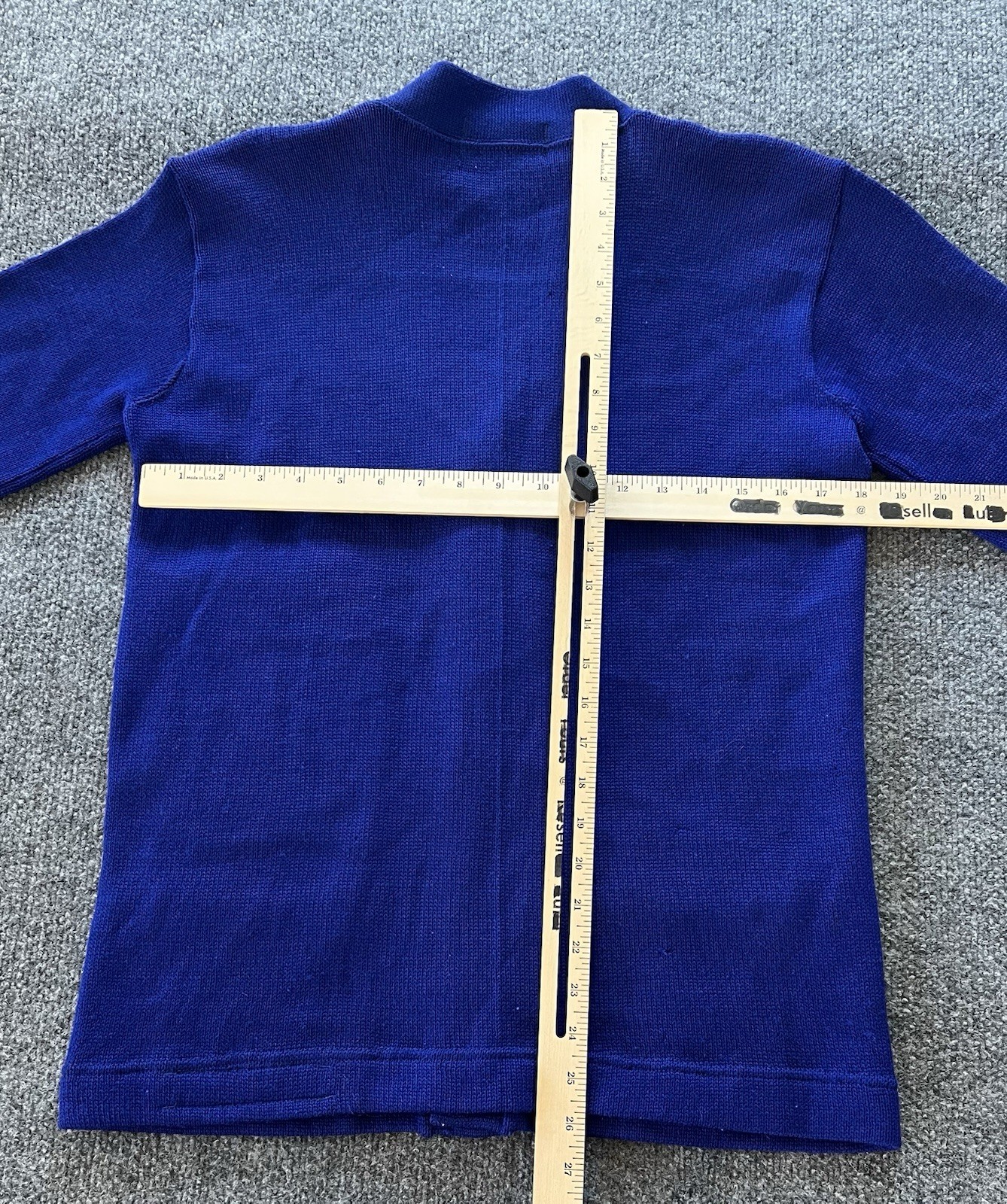 VTG 60s New Era Letterman Cardigan Sweater Norse Stars Chicago Knitting Mills