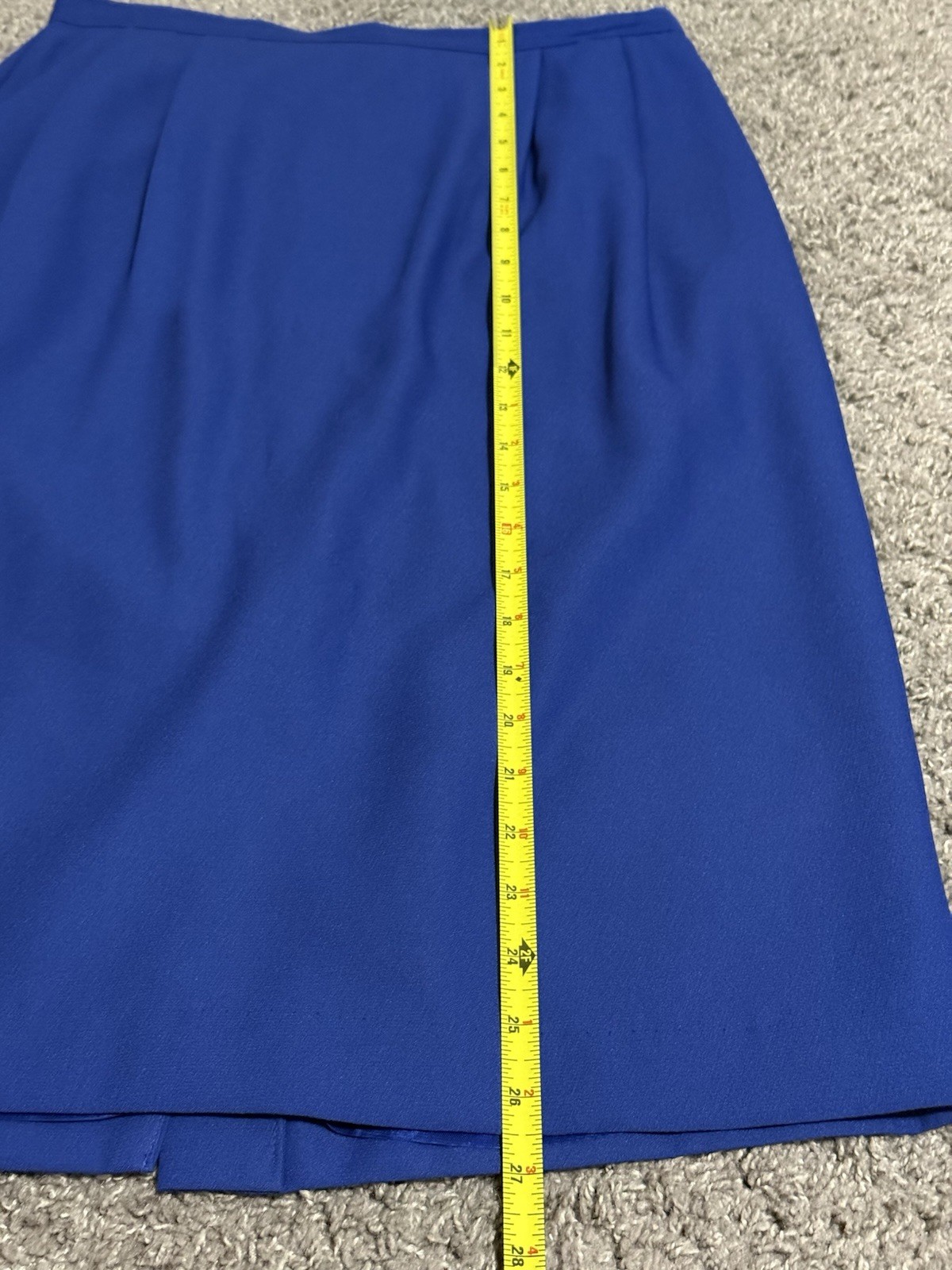 Vintage Executive Collection Women’s Blue Set of Skirt and Coat Size 10 USA Made
