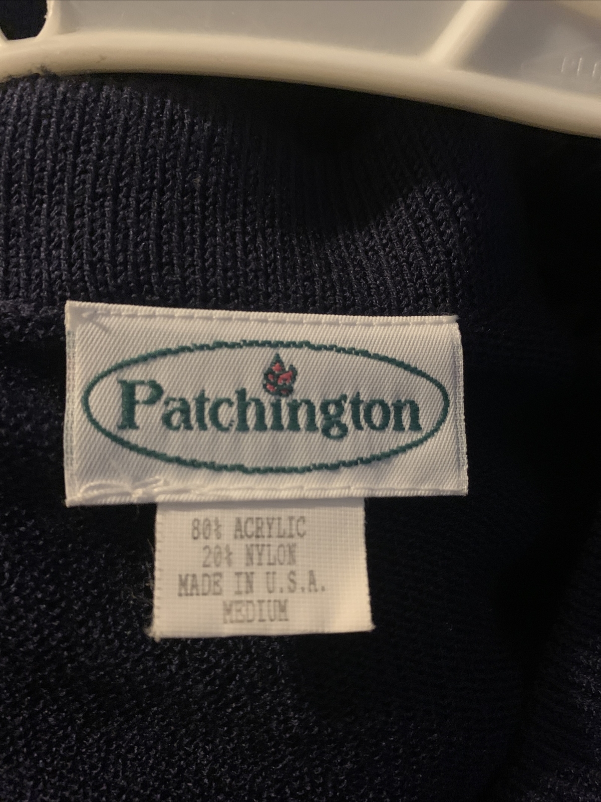 Patchington Vintage Women’s Navy button Up Sailor Look cardigan Size M