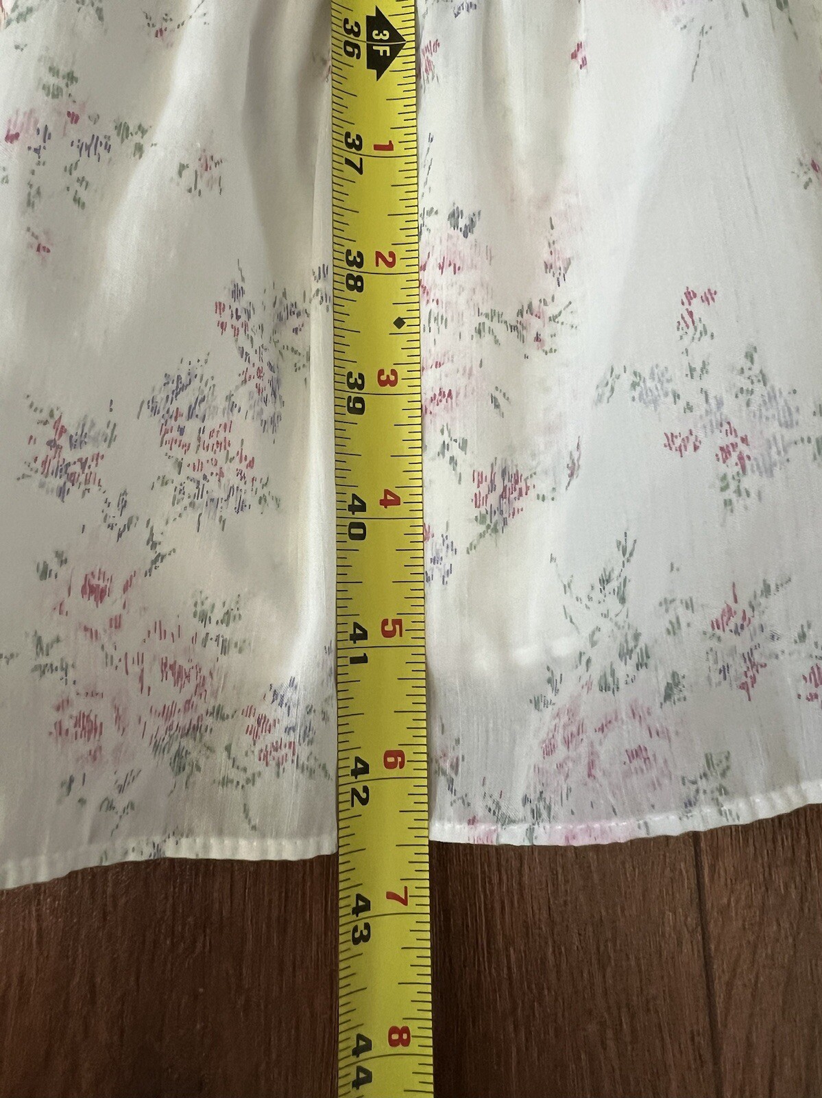 BARBIZON Vintage 80’s Cottagecore Prairie Delicate Rose Print Maxi Night Gown L