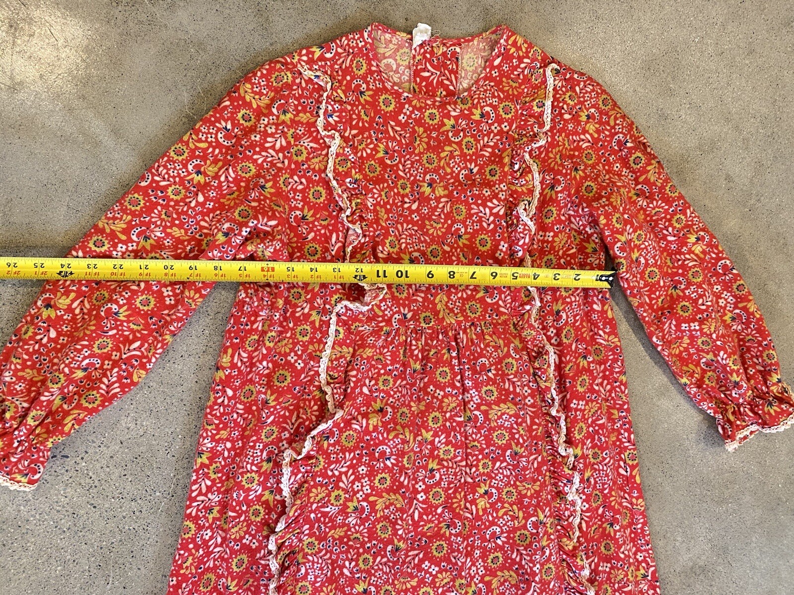 Vintage 60’s Juli of Slumbertogs Paisley Boho Nightgown Loungewear cotton 11