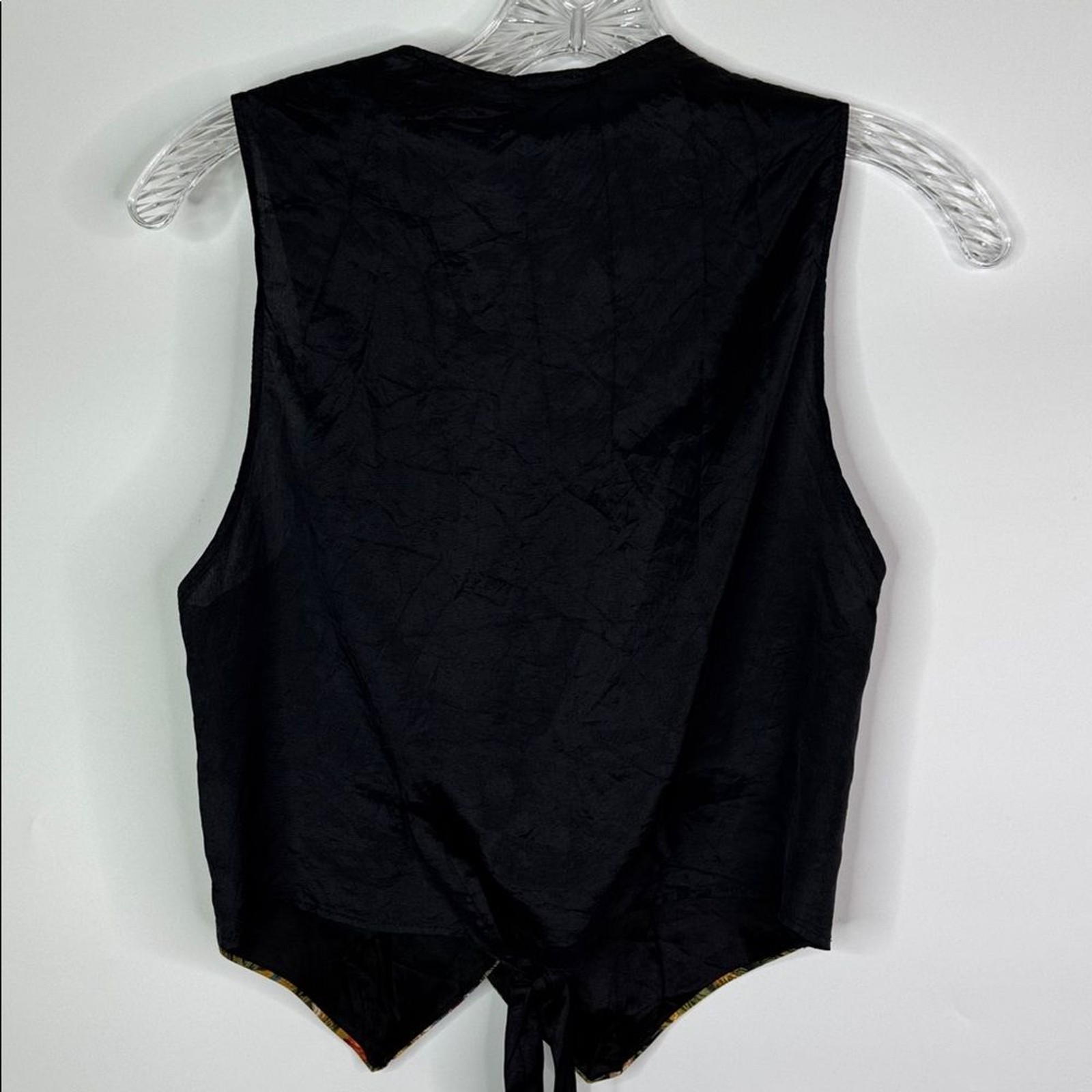 Vintage Basic Editions Scarecrow Pumpkin Halloween Vest Size Medium