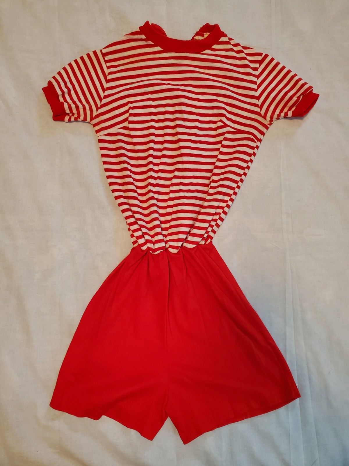 Vintage 70s 80s Lady Champion Gym Phy Ed Uniform Jumpsuit Teen Girl Juniors XS