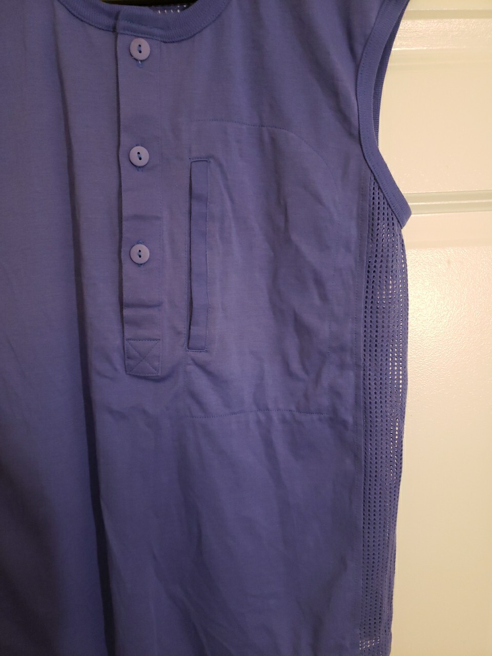 Vintage Cotler Light Purple Sleeveless Top Mesh Back . Single Stitch. Medium