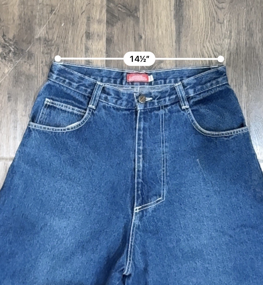 Vintage GAT Rave Jeans Gypsies & Thieves Wide Leg 90s Women’s Size 32