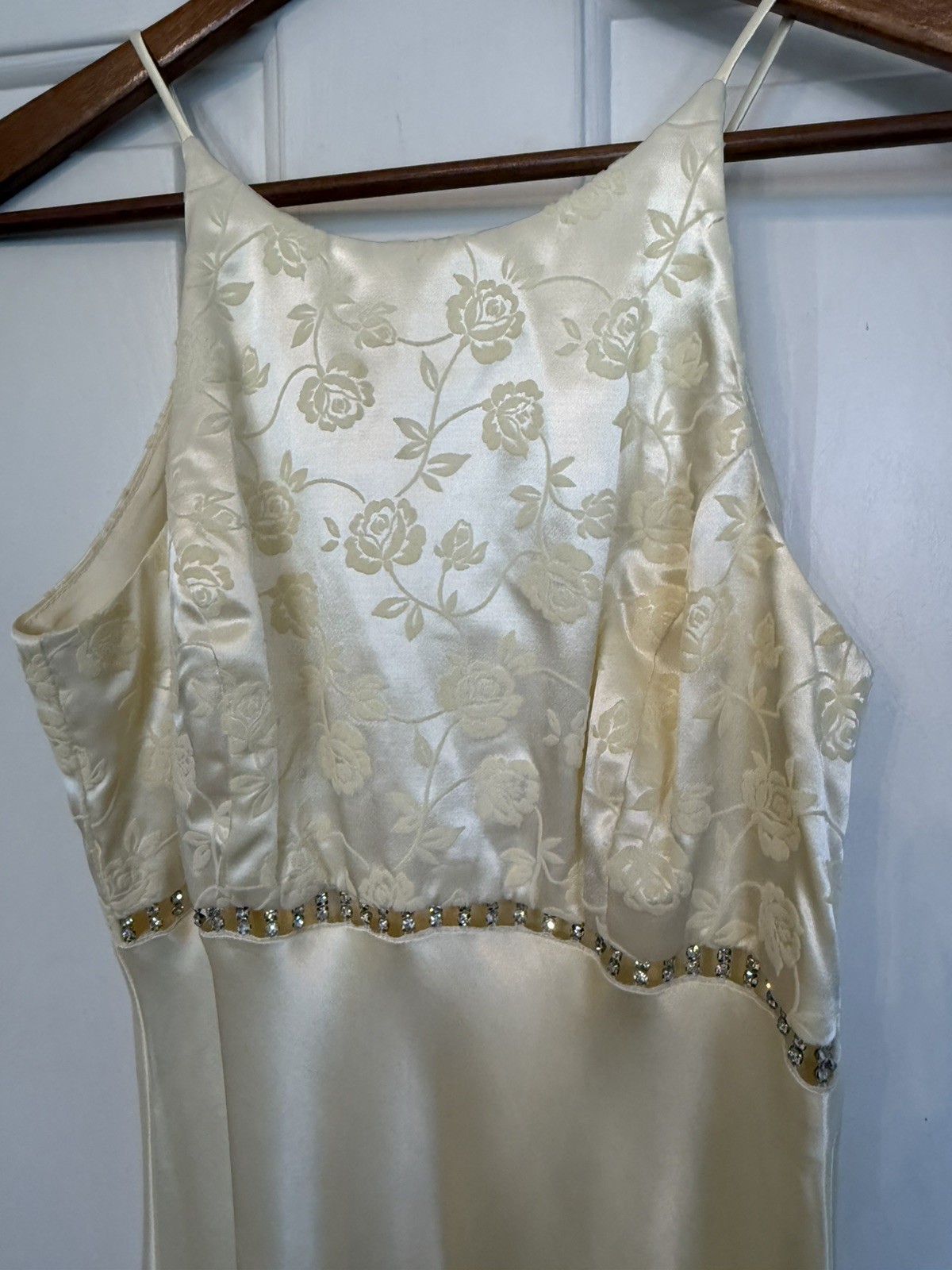 VTG Betsy & Adam 90s 5/6 Yellow Formal Dress Princess Fairy Slip Dreamy Prom