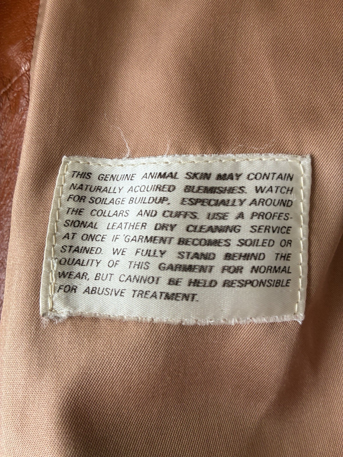 The Tannery West VTG Leather Blazer Jacket Women’s Brown Lined