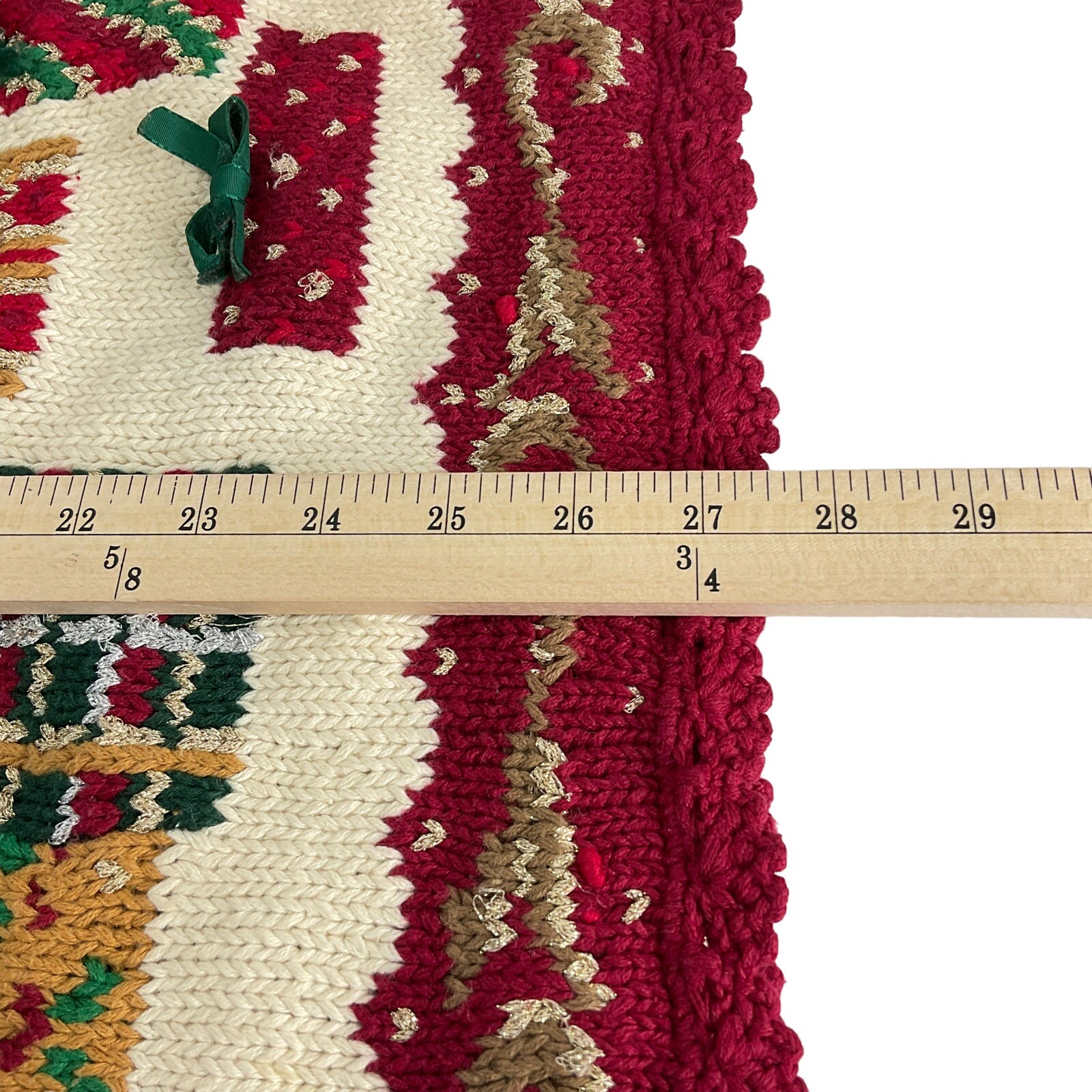 Signature by Northern Isles Vintag Womens Sz M Knitted by Hand Christmas Sweater