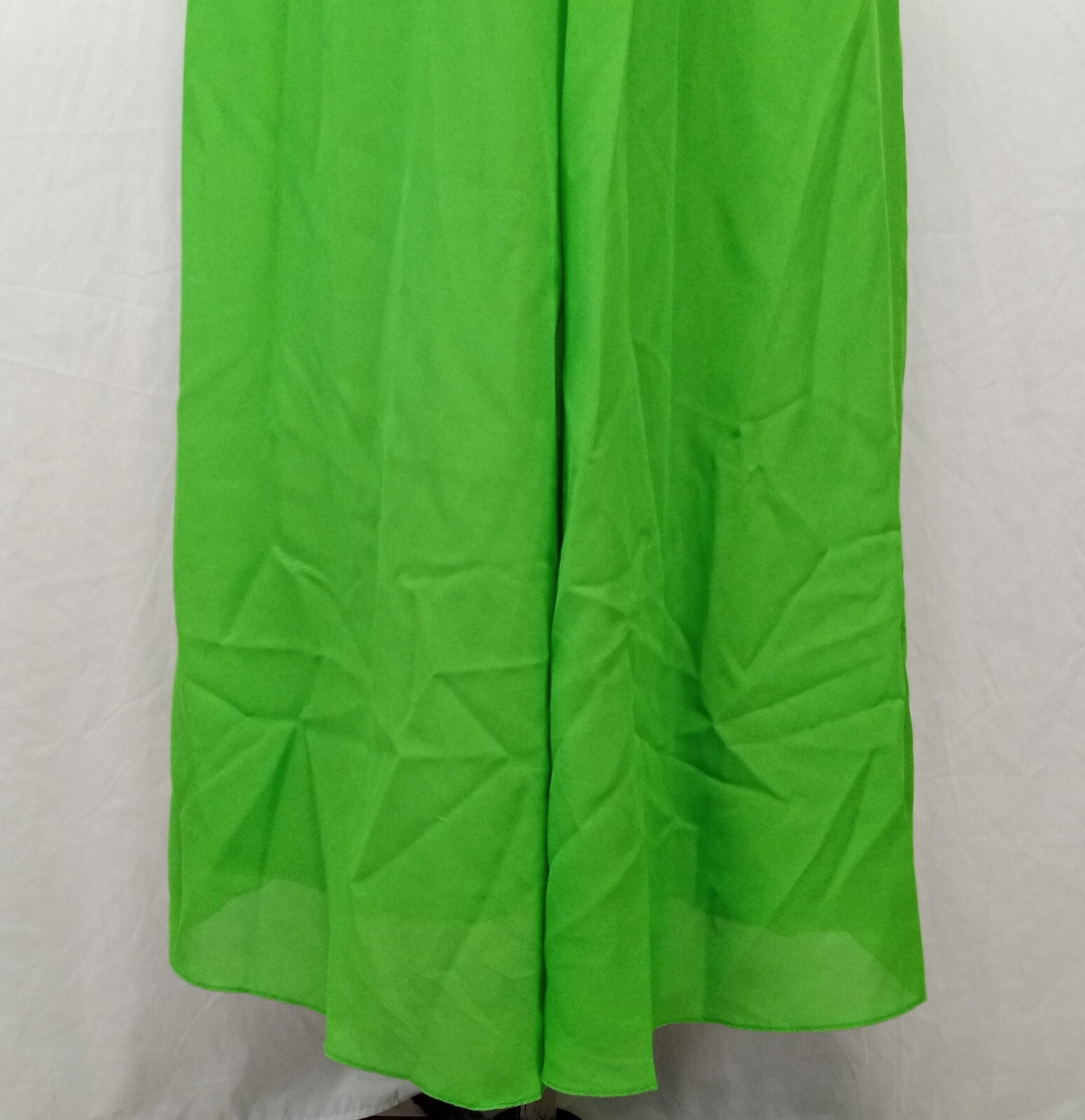German Vintage 1970’s Women’s Green Evening Soiree Long Tall Dress 12