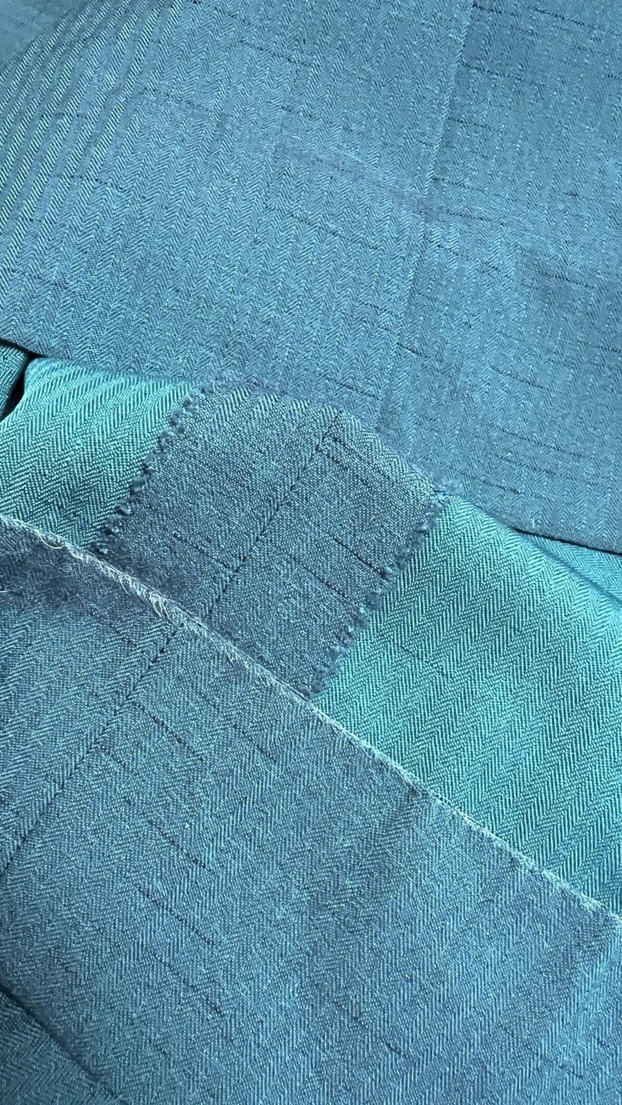 VTG Nardis Of Dallas Teal Dress L/S Cold Shoulder Secretary 70’s 80’s