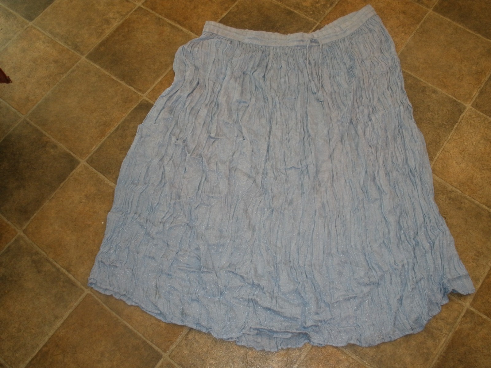 Vintage Women’s Blue Wide Skirt ANU R.N 94717 S (108B)