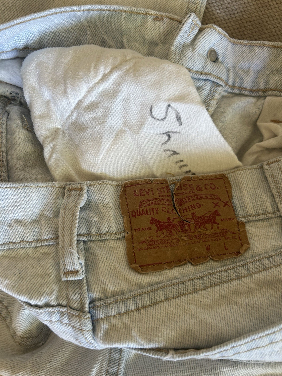 Vintage 90s Levi Denim Jeans – Highwaisted straight 28W 38L
