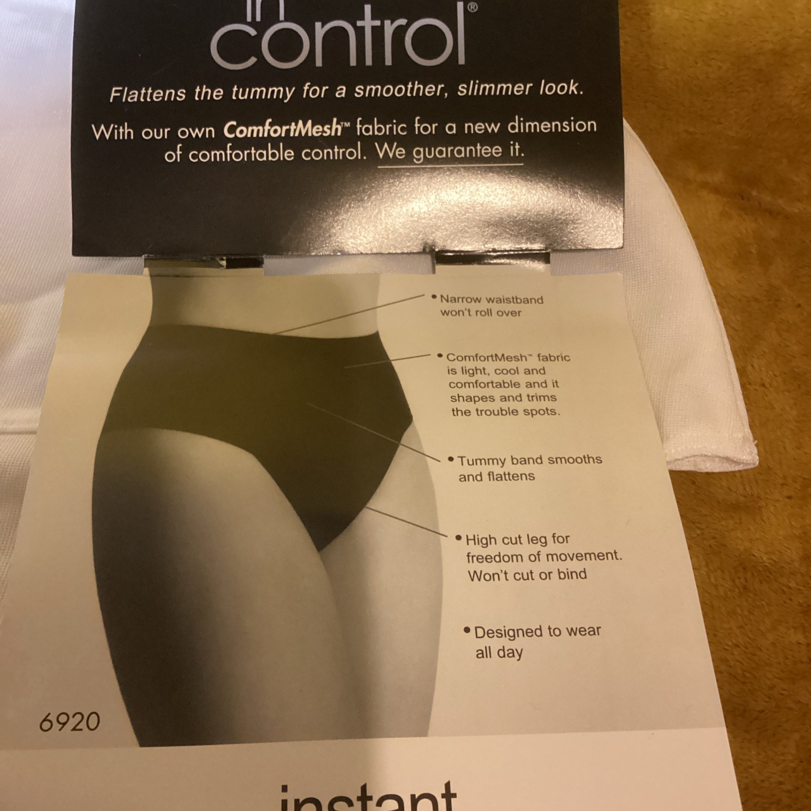 Vintage Weight Watchers in Control Instant Tummy Slimmer Panty Lot Of 2~XL NWT!