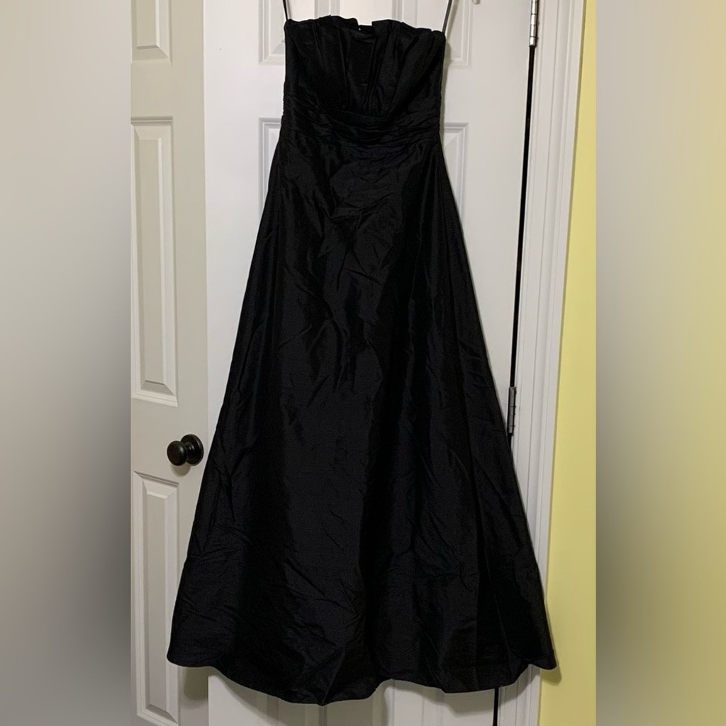 Vintage Silk Size 0/2 WATTERS&W Shantung Taffeta Strapless