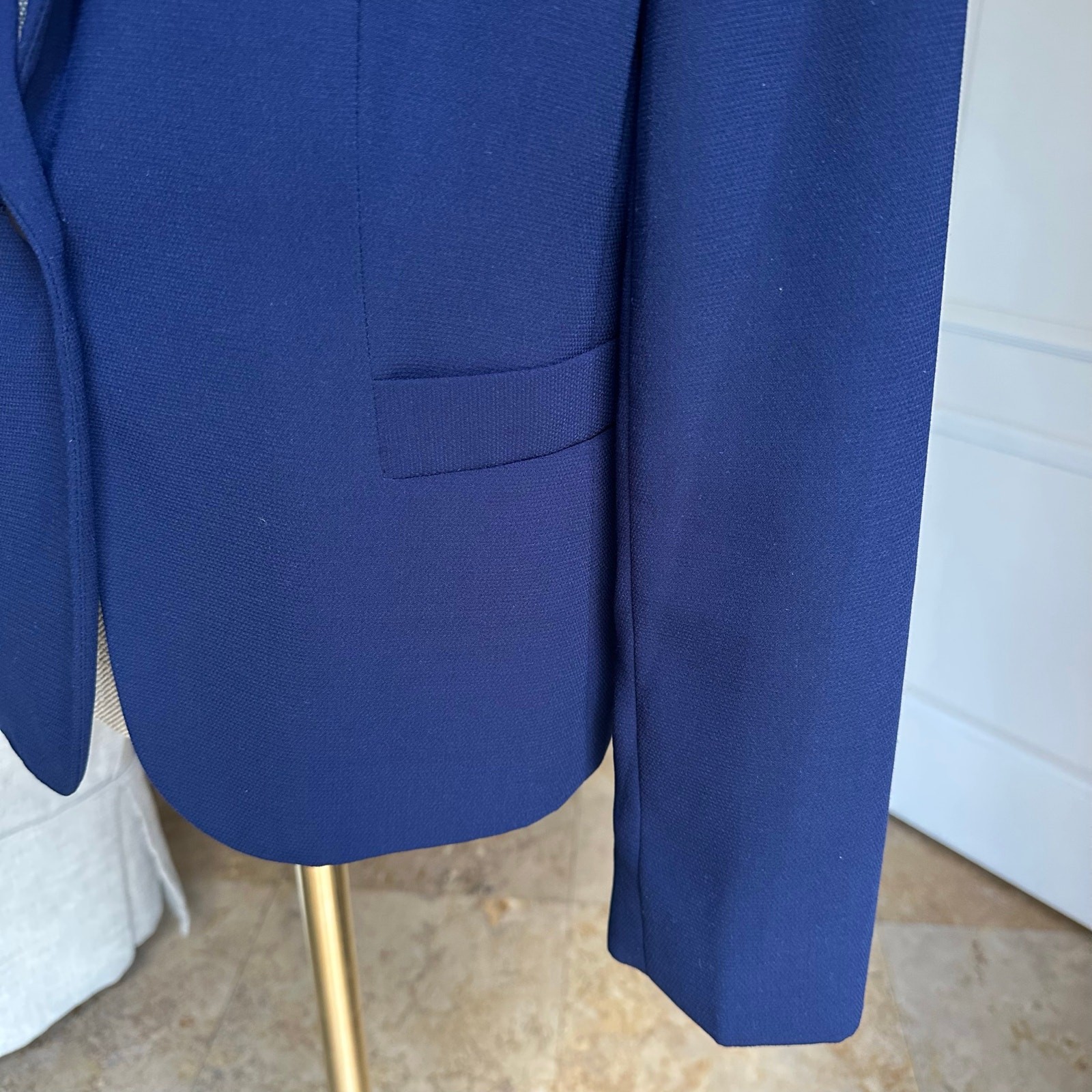 Bob Mackie Studio Single Button Classic Blazer