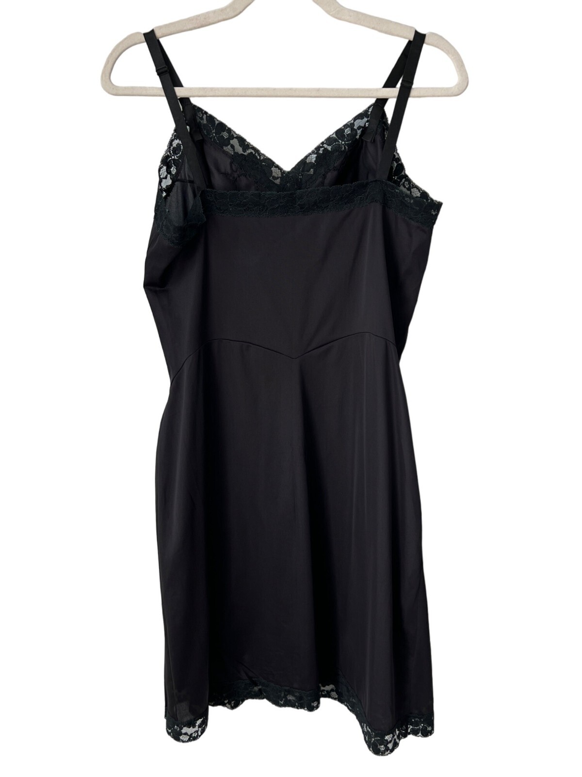 Vintage 50s Gaymode Penneys Lace Slip Dess Size 38 Medium Whimsigoth Grunge Goth