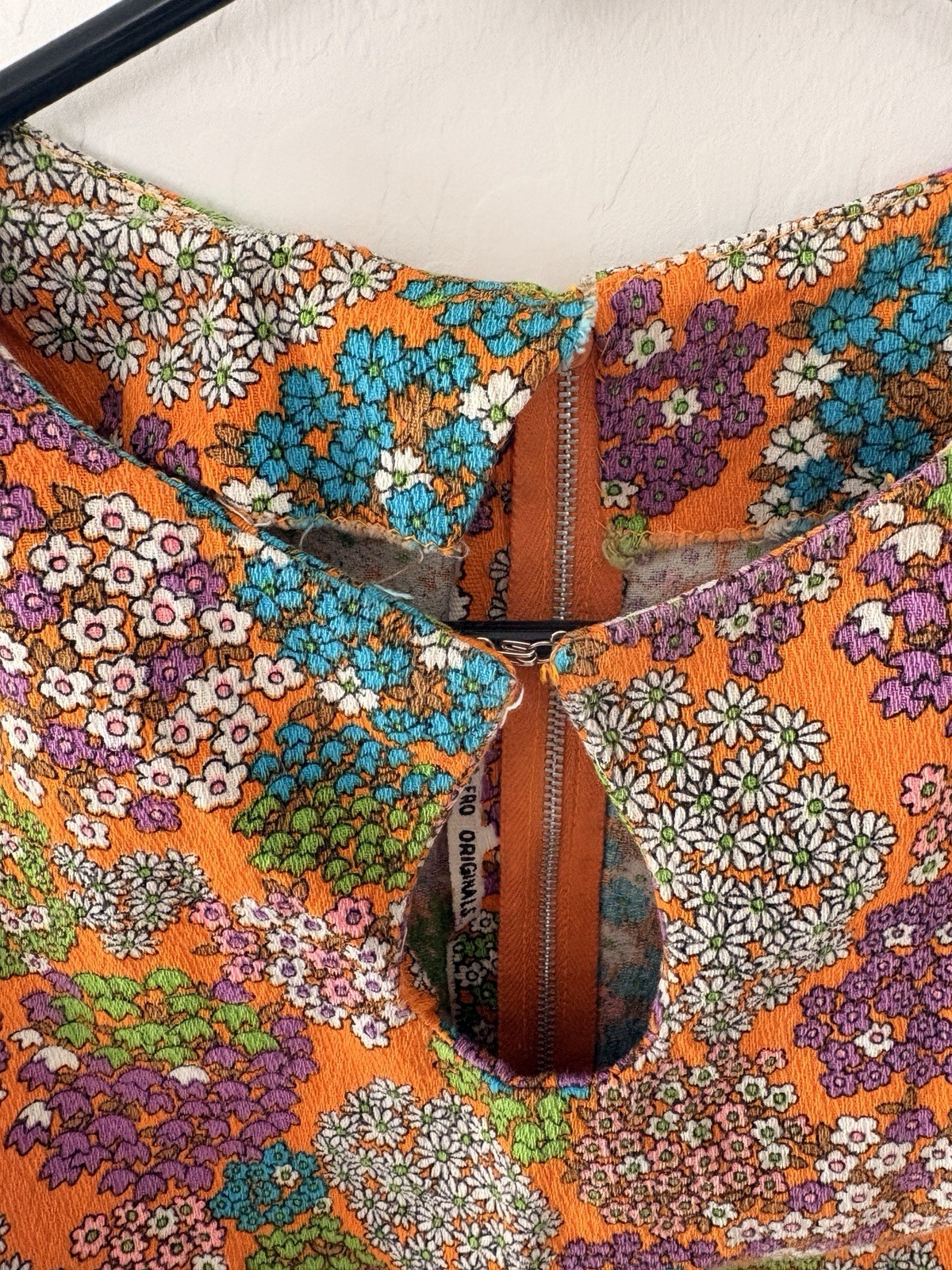 Vintage Handmade Flower Power Top
