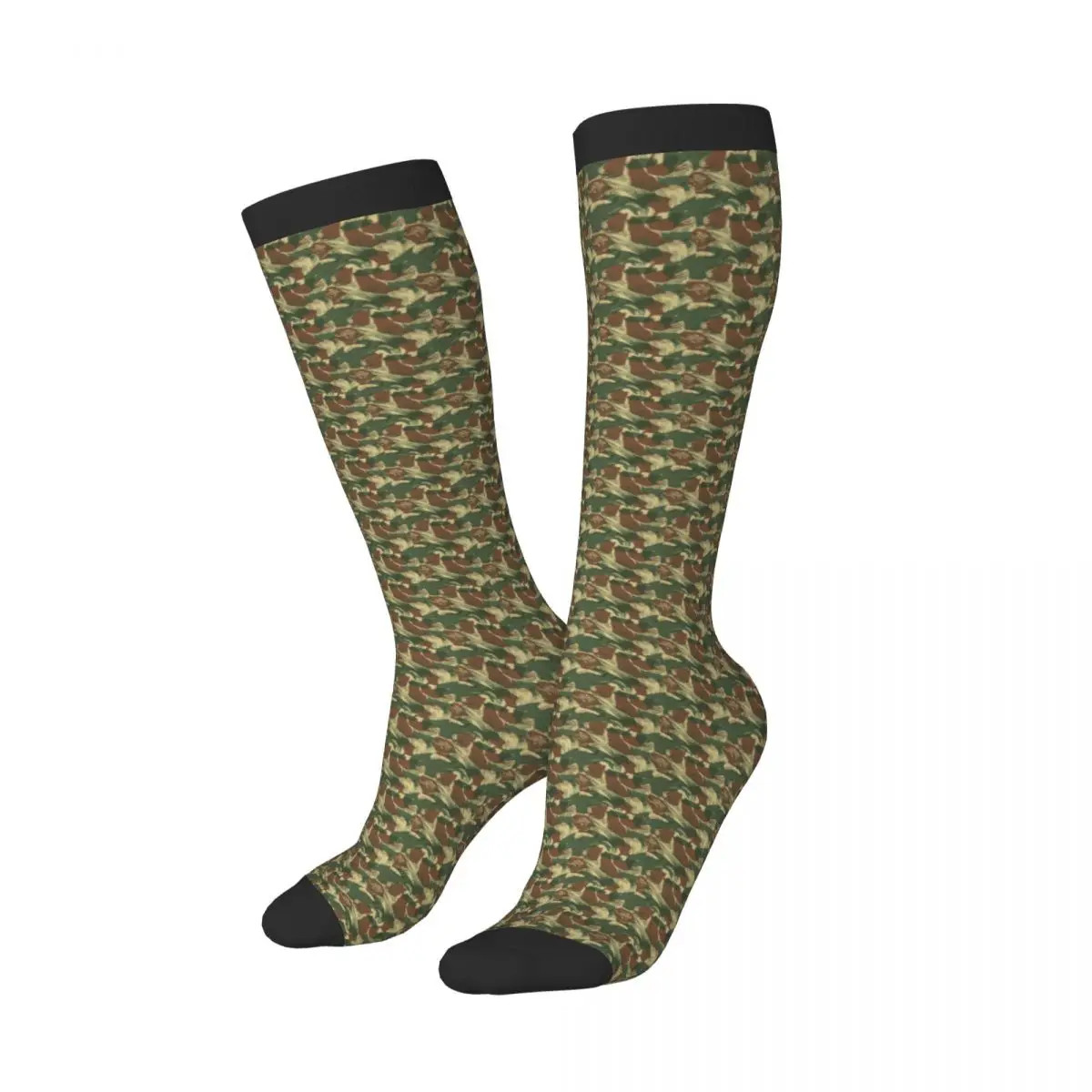 Rhodesian Brush Stroke Camouflage Socks Harajuku Stockings All Season Long Socks