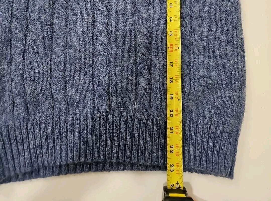 Vintage Mcgregor Sweater Vest Men’s M blue wool blend v neck 70s
