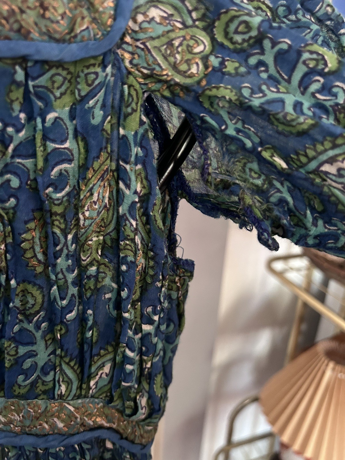 FLAWED vintage adini dress 70’s 60’s Indian sheer cotton boho hippie dress