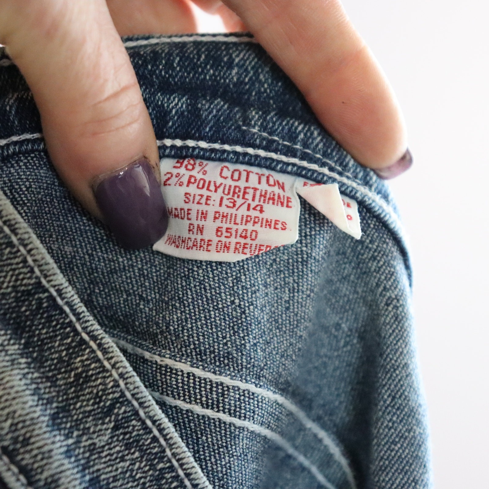 Vintage Filippo-Totti High Waist Mom Jeans Acid Wash Size 13/14 Tapered Leg