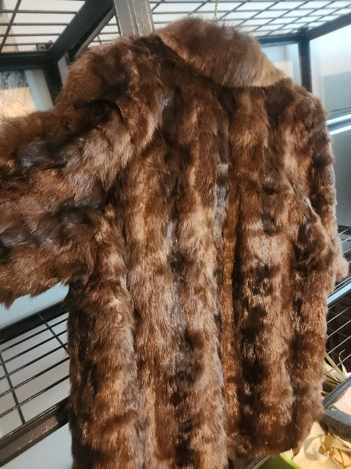 DASCO LUXURY DARK BROWN MINK FUR COAT, GENTLY WORN – Aprox size M/L