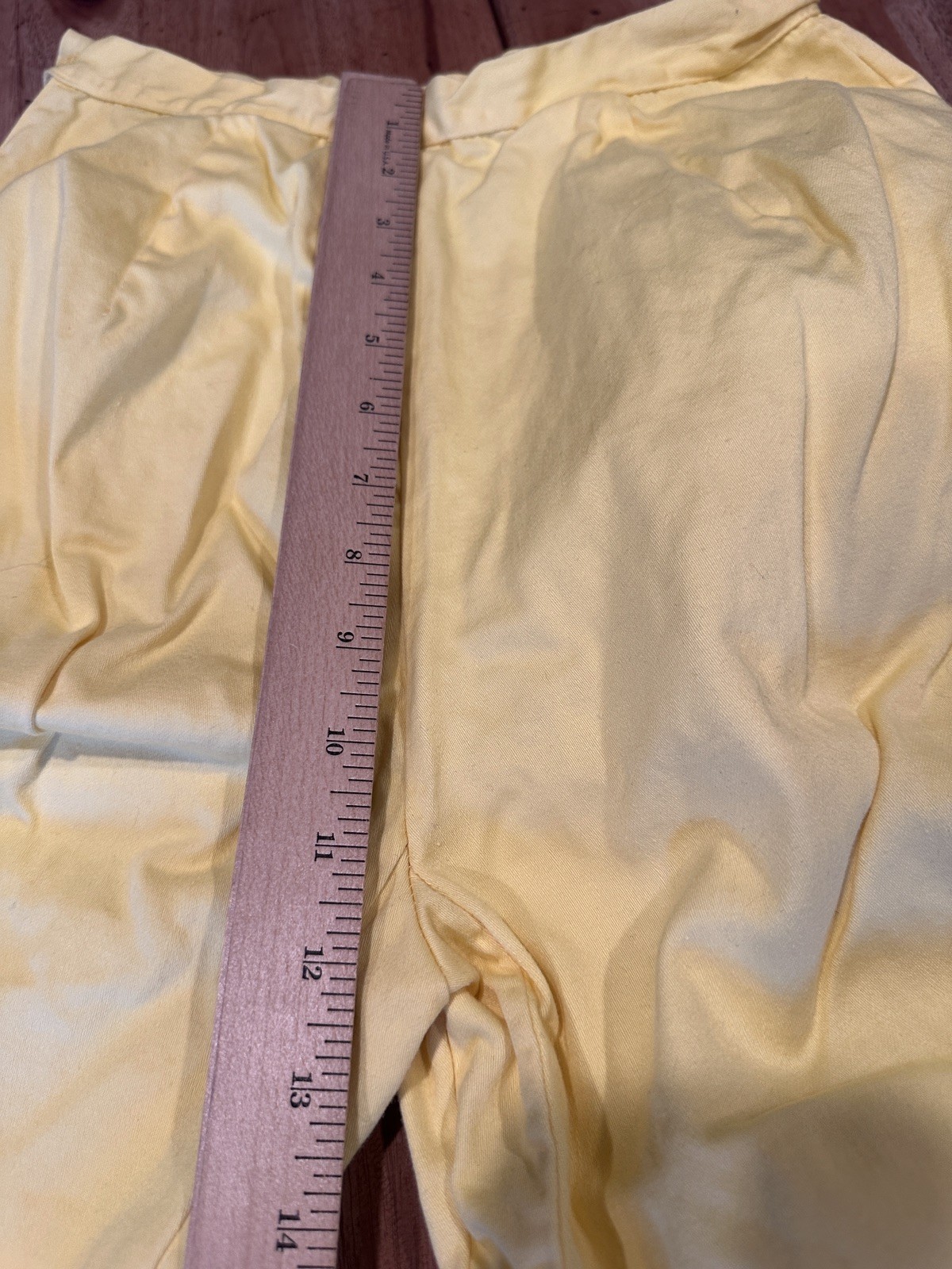 Vintage Bright Yellow High Waisted Shorts Pleated Women’s Retro Side Zip