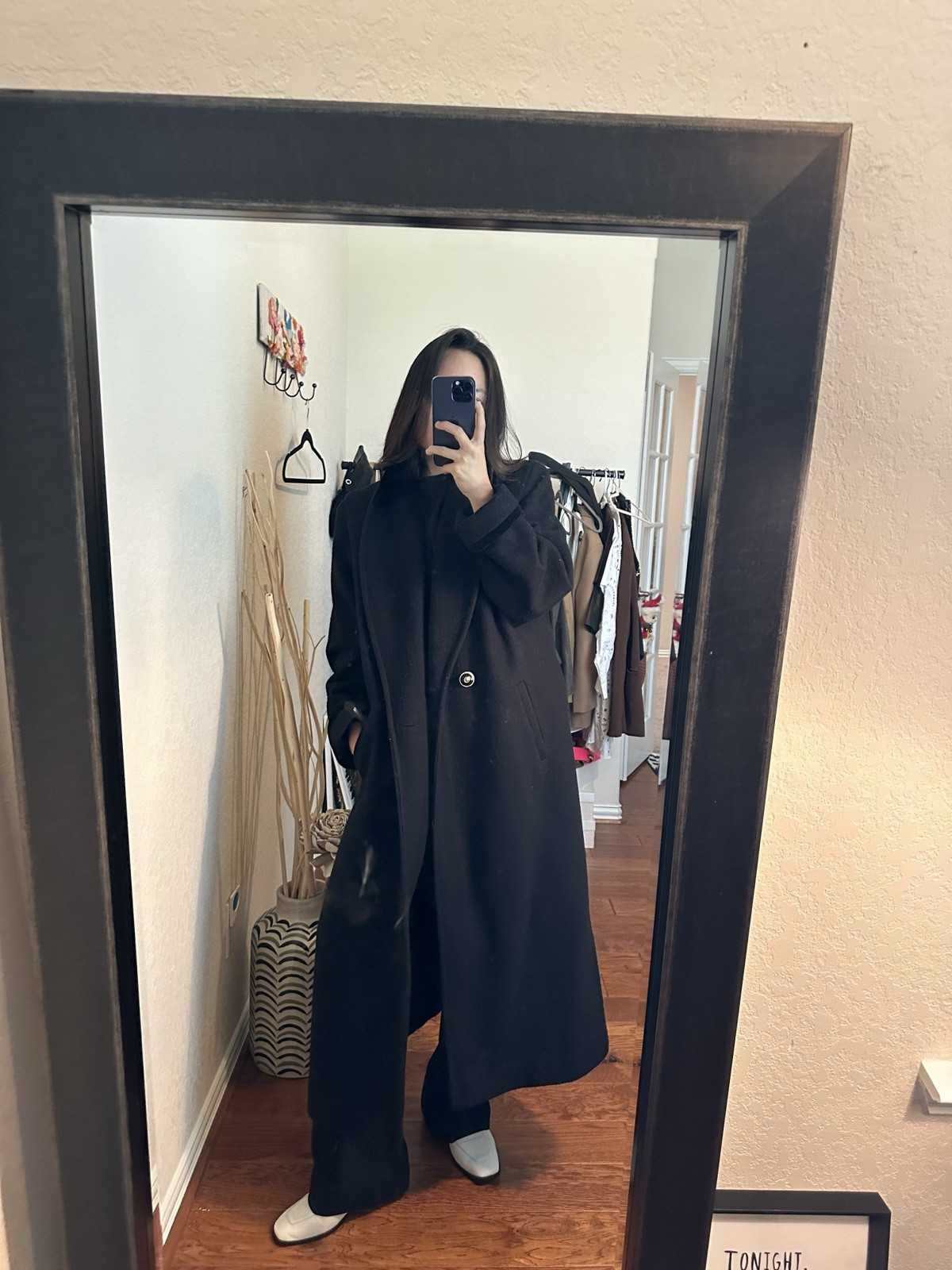 Vintage oversized Black Coat