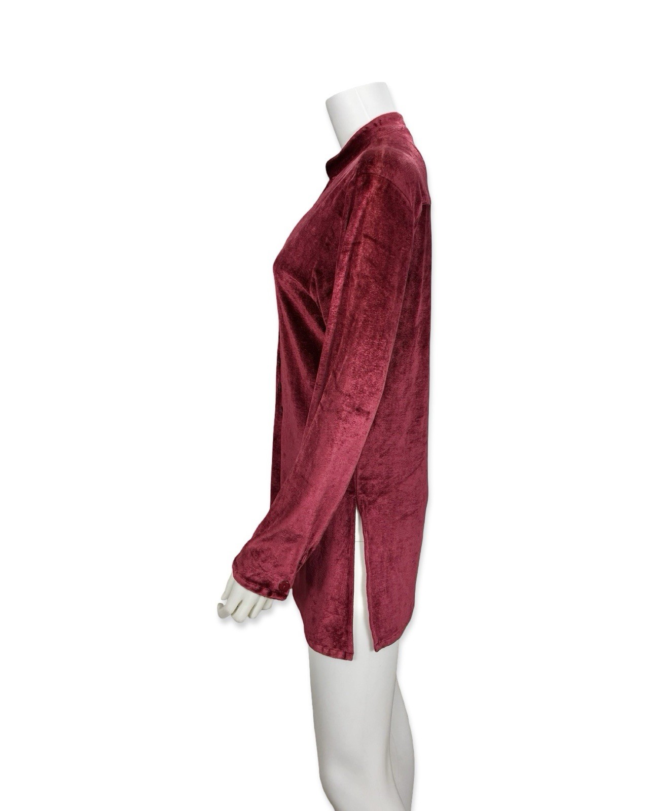 Sorrel Jrs Women’s VTG 90s Burgundy Velvet Tunic Top Witchy Grunge M