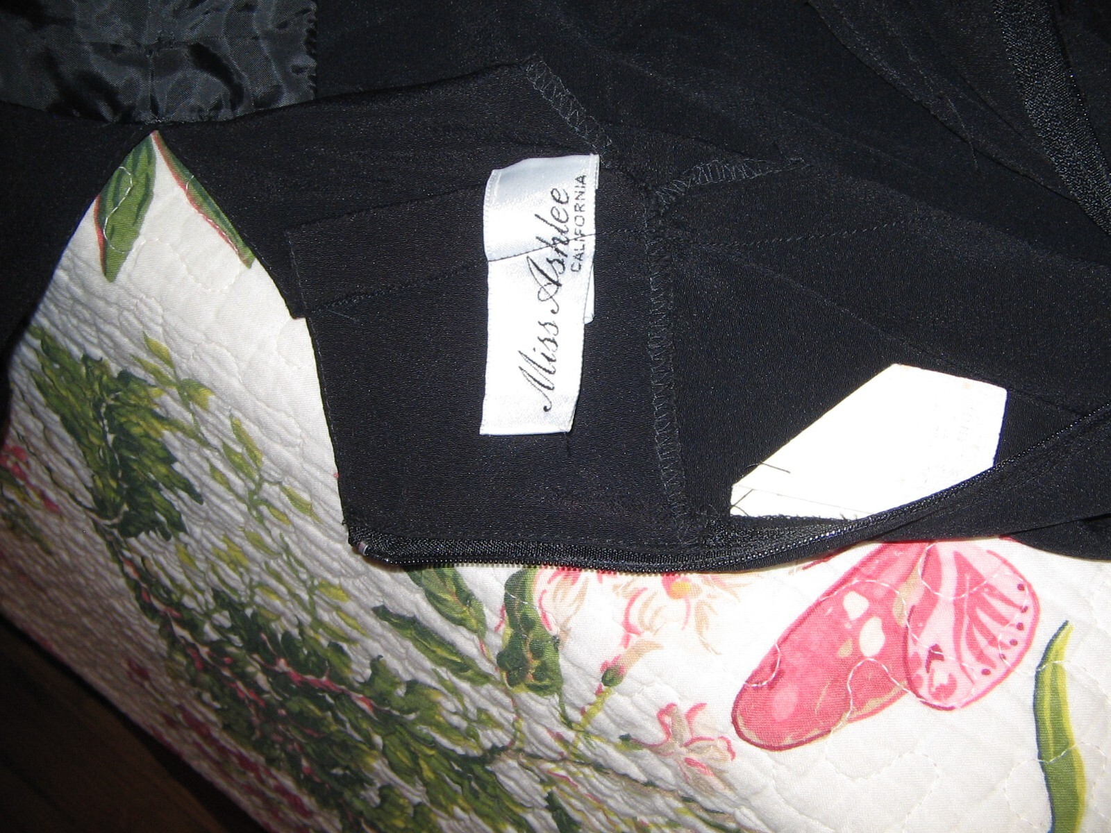 VINTAGE BLACK JUMPSUIT NAUTICAL GOLD BRAID & BUTTONS SZ 4 MISS ASHLEE SEXY