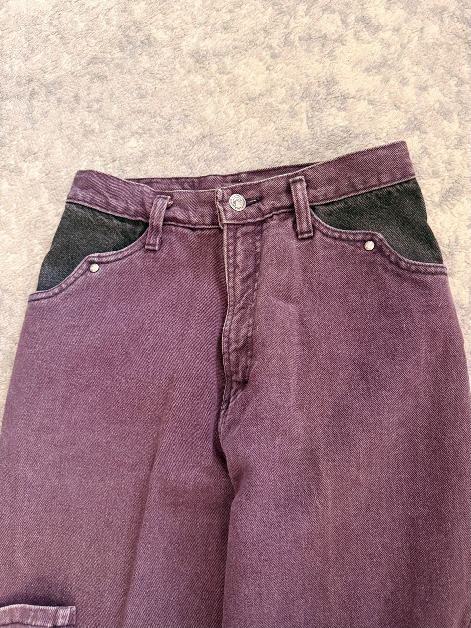 Rocky Mountain Clothing Co Vintage Purple Western High Waist Jeans 28/7 Yoke