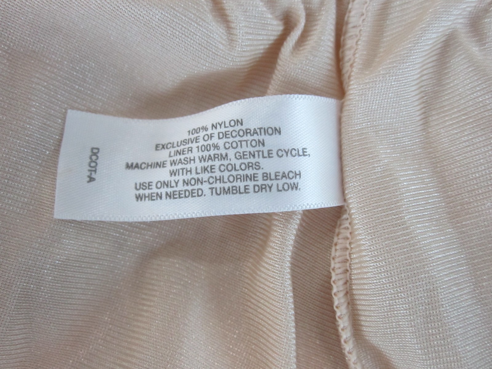 Vintage COTILLION Small Nude Beige Nylon Lace Trim Brief Panties NEW Sz 5
