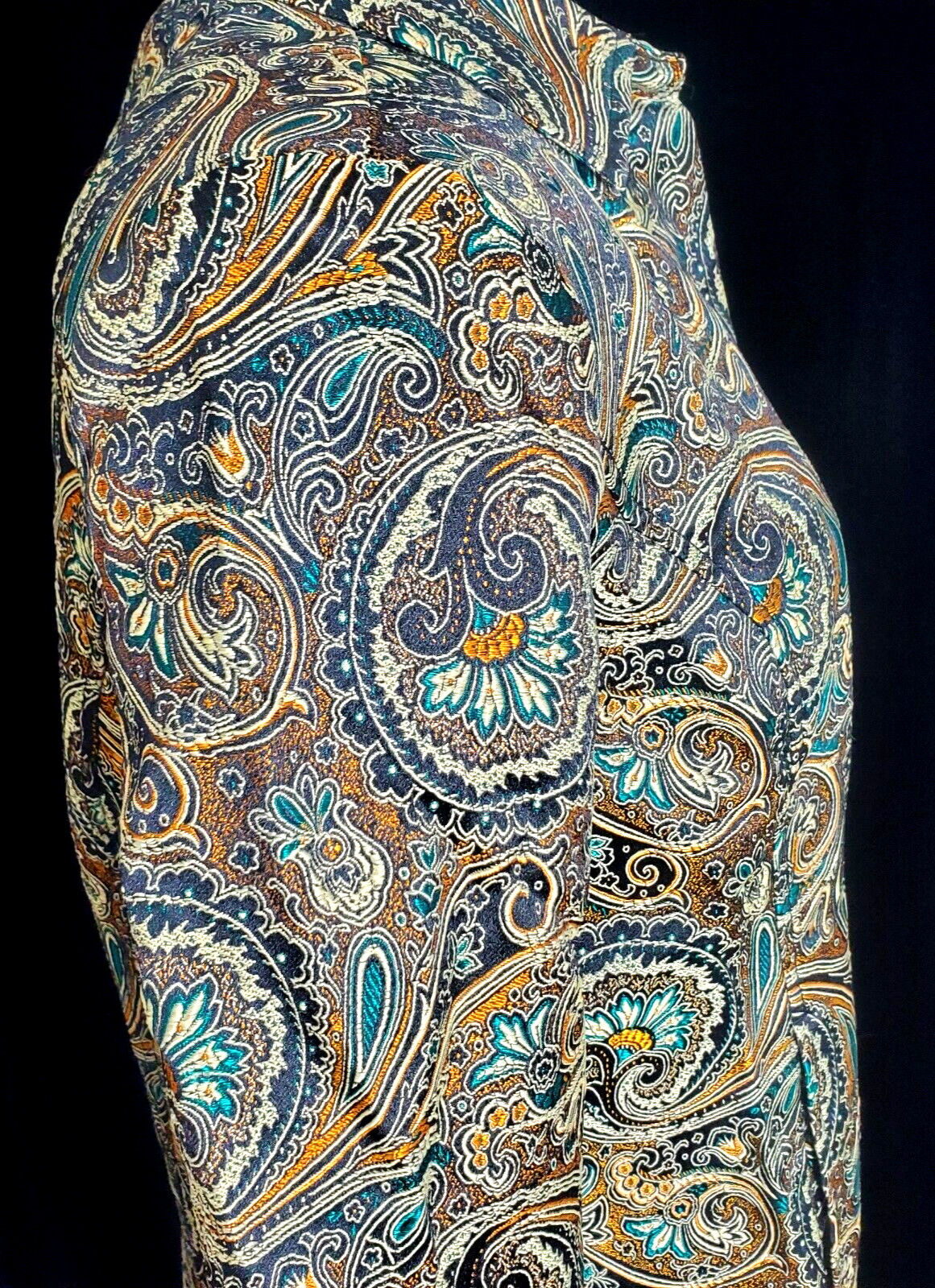 Vintage Brownstone Studios Petites Beautiful Paisley Embroidered Jacket SZ. SP