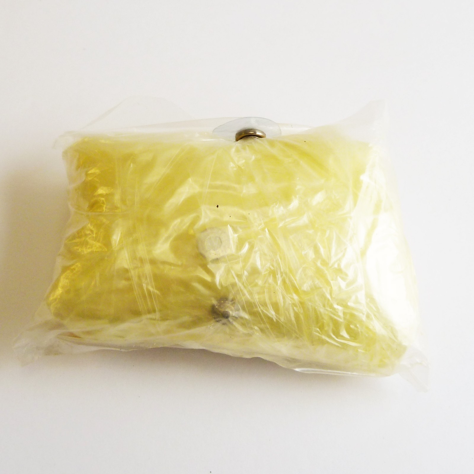 LADIES Full Length Clear Plastic RAINCOAT with Hood New in Pocket-Size Package