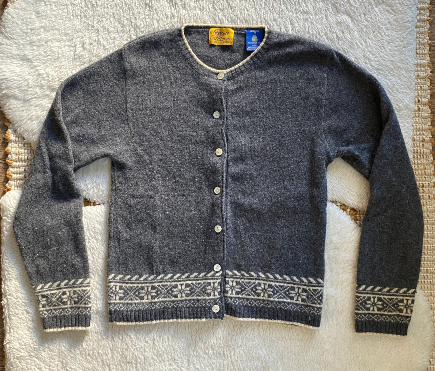 Carlyle & Kilmore 100% Virgin Wool Sweater – Small