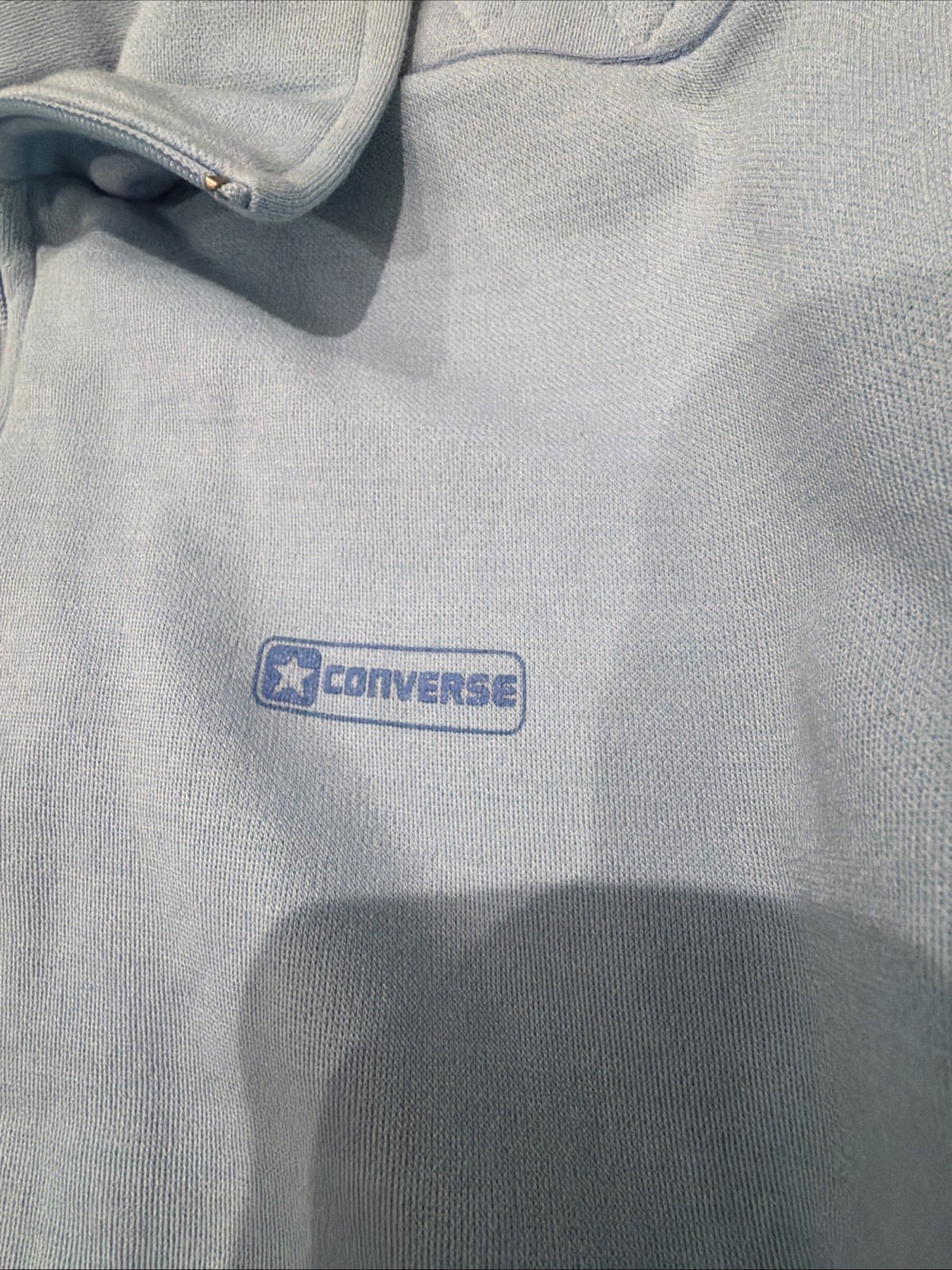 Vintage 1980s Converse Track Jacket Full Zip Warm-Up Made in Taiwan R.O.C. Sz S
