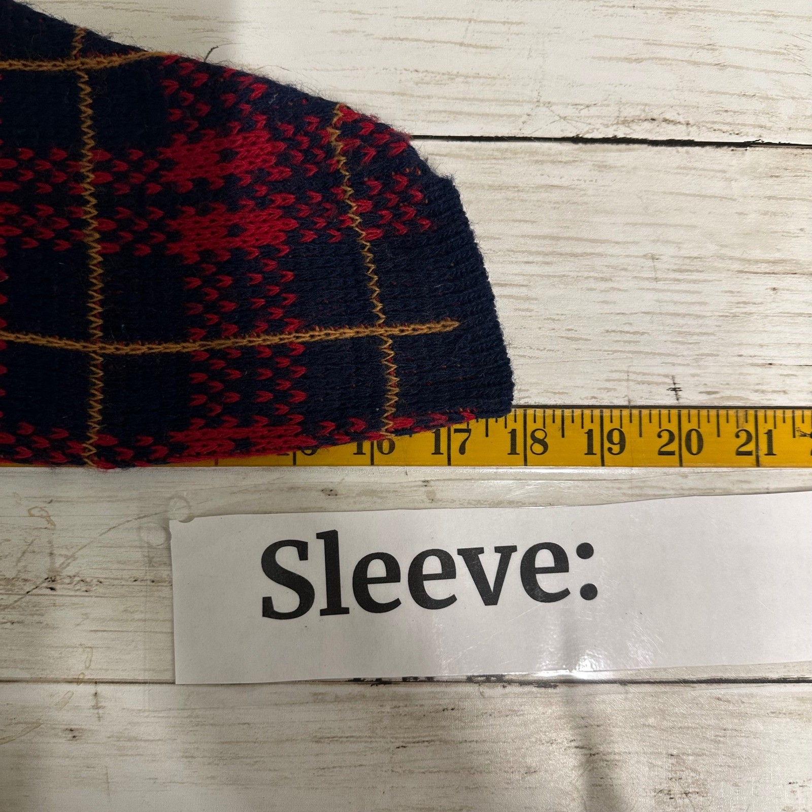 Vtg 90s Womens Grandmacore Pullover Plaid Sweter Long Sleeve Sz L Dark Acdemia