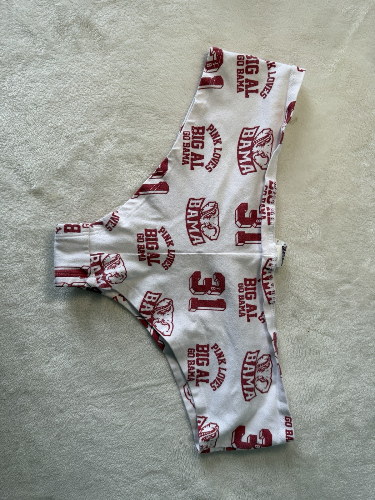 Victoria’s Secret PINK Panties Alabama M Vintage 2011 Rare Big Al