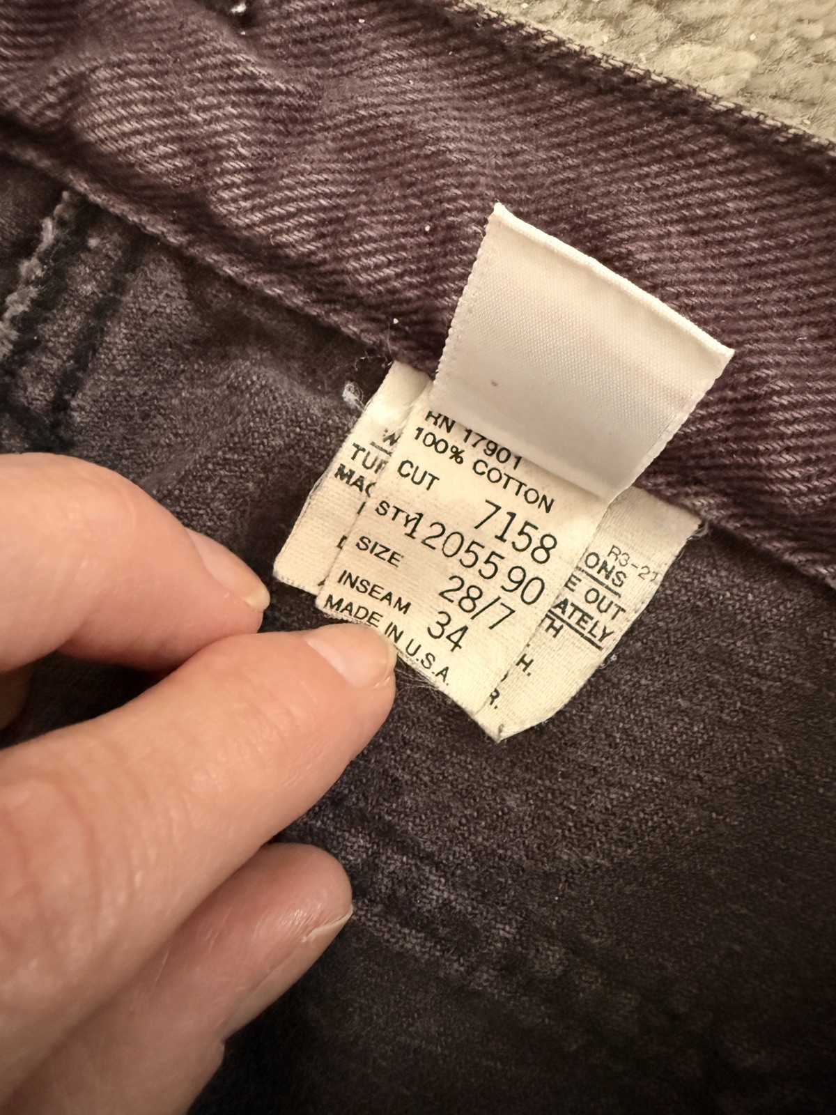Rocky Mountain Clothing Co Vintage Purple Western High Waist Jeans 28/7 Yoke