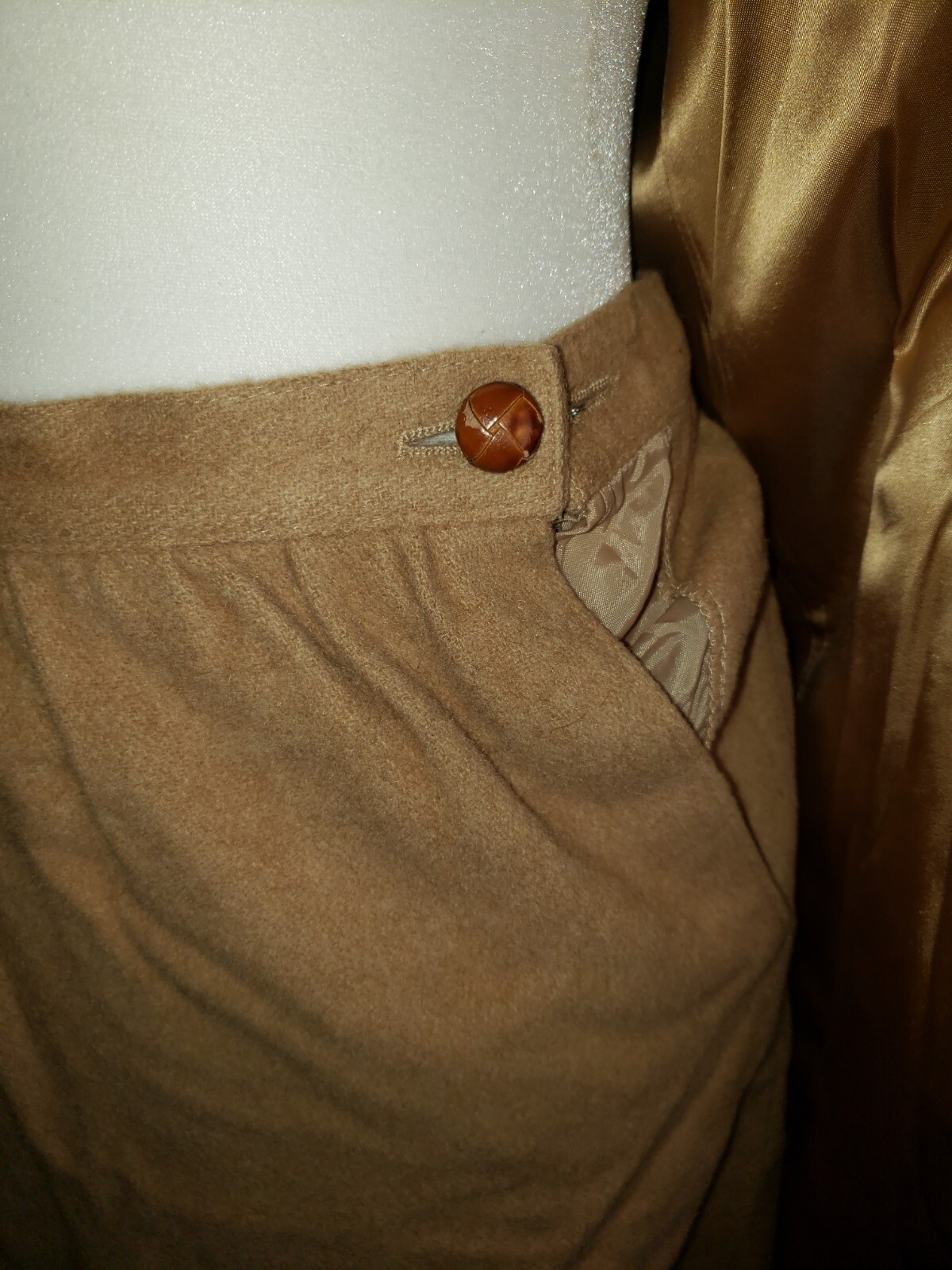 Vintage Coat and Skirt set Camel Hair 40’s/50’s