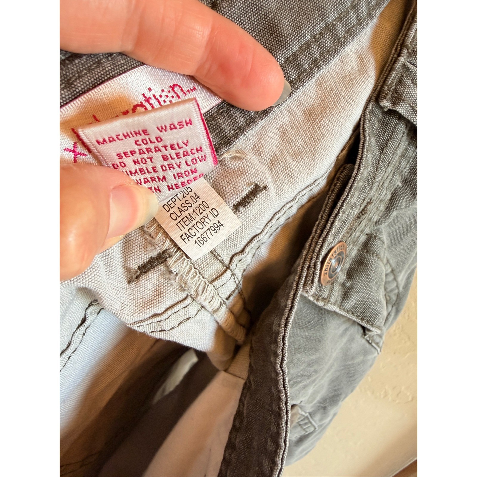 Vintage Xhilaration Cargo Mini Skirt Fits Size Medium Army khaki Green