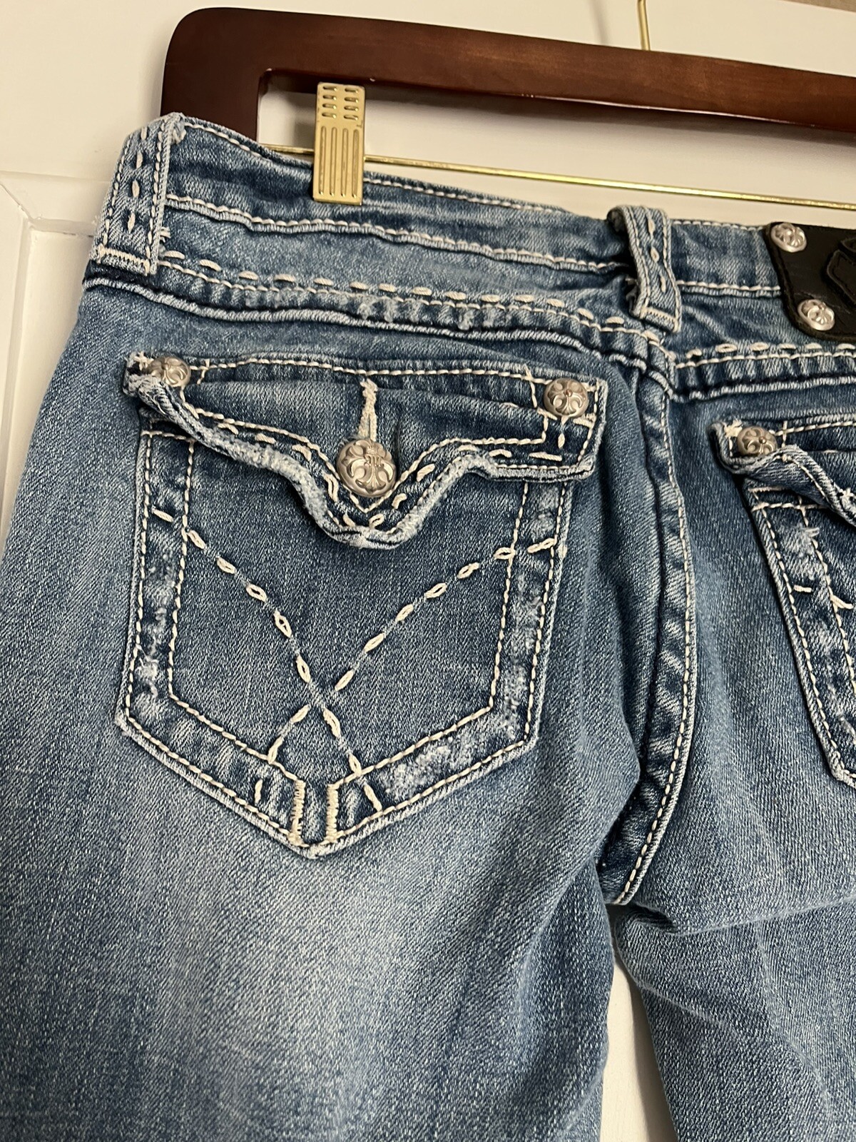 Miss Me Denim Boot Jeans Womens Size 27 Style: JPW5069 *Hemmed to 31 ” inseam