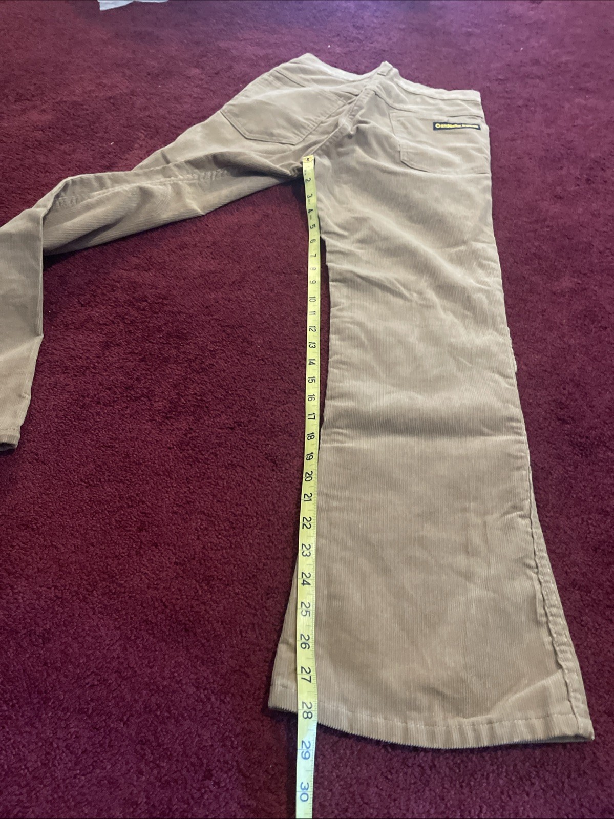 Vintage 1970s Oshkosh B’Gosh Brown Corduroy Bell Bottoms Women’s 6