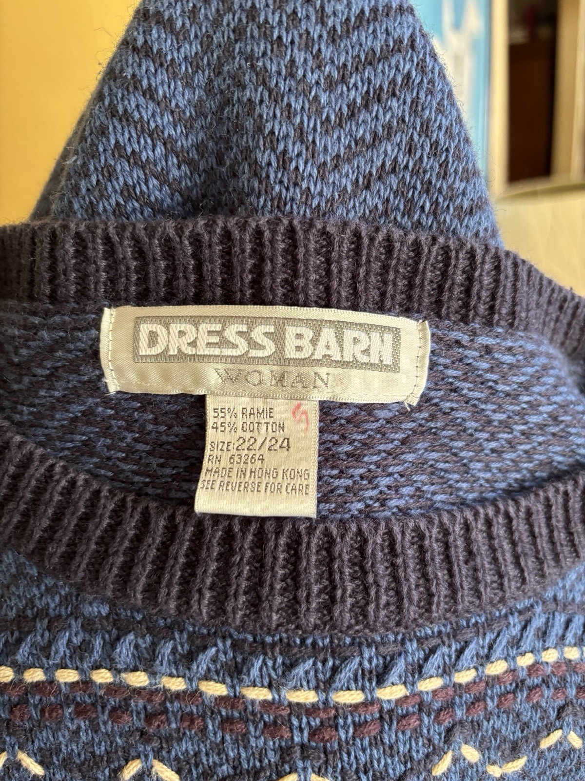 vintage 80’s dress barn woman sweater